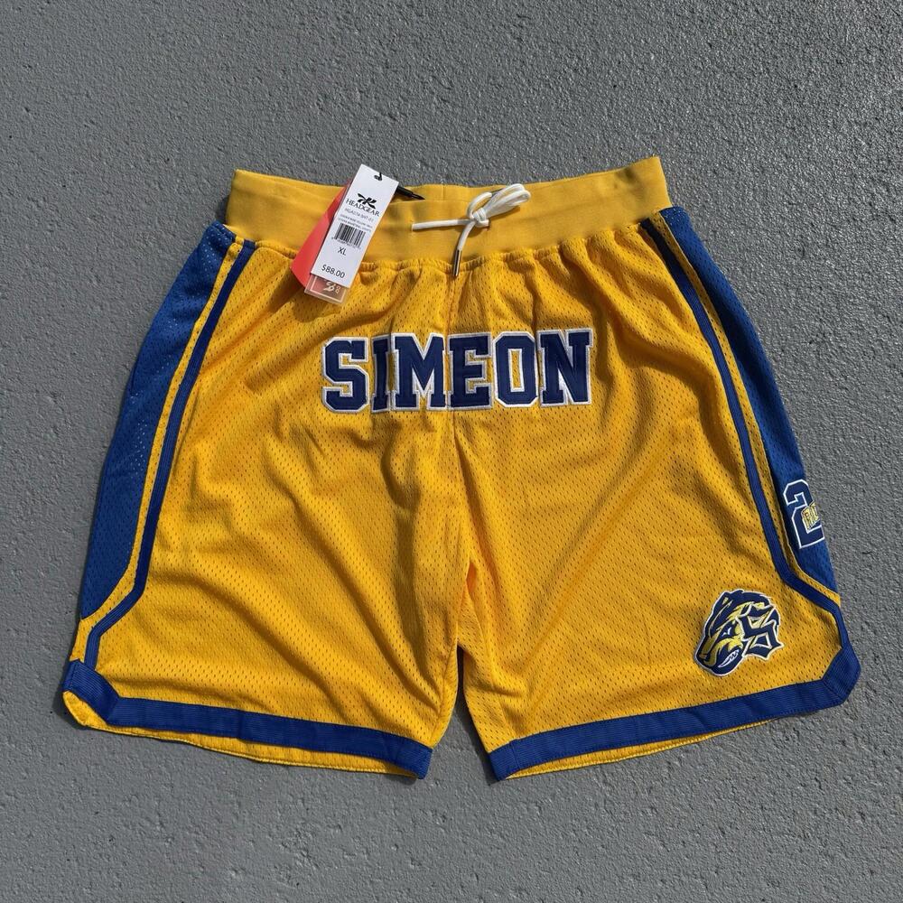 Men’s Headgear Classics Derrick Rose Simeon High School Basketball Shorts XL